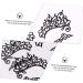 VINTORKY 3 Pairs Lace Eyeliner Stickers Makeup Eye Halloween Eye Eyeshadow Glitter Liner for Eyes Paper - Buy Online on GoSupps.com