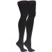 Truform Men's 20-30 mmHg Compression Thigh High Dress Socks - Black, Large (1 Pair) - Buy Online on GoSupps.com