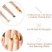 3PCS Ombre Nail Art Brushes Set with Diamond Handle for Gel Nails Rose Gold Gradient/Fan UV Polish Builder Painting Pen Kit - Buy Online on GoSupps.com