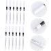Mikinona 72 Pcs Eyeliner Pencil White Eye Liner Pencial Highlighter Pencil Makeup Eyes Lip Liner Wooden Pole - Buy Online on GoSupps.com