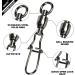 GERUITE Duo Lock Snap Fishing Swivels Ball Bearing 55lb Size 2+2, 20 Pack - Saltwater & Freshwater Fishing Tackle - Buy Online on GoSupps.com