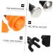 Clispeed 9-Piece Black Fascia Massage Head Set - 6 Durable Ball Attachments for Fitness & Relaxation | International Shipping Available - Buy Online on GoSupps.com