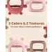 3 Pack Baby Teething Mitten for Babies Over 3 Months | Silicone Bear Design | BPA Free Chew Toys in Pink, Brown & Red - Buy Online on GoSupps.com