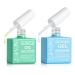 ALIVER Gel Nail Polish Remover Kit with Cuticle Oil - Fast & Easy Gel Polish Removal - Moisturizing and Strengthening Formula - No Irritation - Blue+Green - Buy Online on GoSupps.com