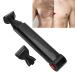 Back Razor for Men - Electric Double-Sided Foldable Hair Removal Tool | Adjustable Long Handle Portable Safety Razor - Buy Online on GoSupps.com
