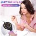 UV LED Nail Lamp 268W Fast Dryer Nail Curing Light with 66 LEDs Auto Sensor Portable Handle Nail Dryer 5 Timer Setting Larger Space - Buy Online on GoSupps.com