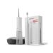 Zahnheld super set electrical sound toothbrush Gero + oral shower Aquadent |including brush head & travel case |Effective tooth cleaning + interdental cleaning white