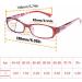 Buy 2 Pairs Ladies Reading Glasses - Spring Hinge Blue Light Blocking Stylish Purple Frames 2.0X | International Shipping - Buy Online on GoSupps.com