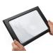 Magnifier for Reading Magnifying Glasses with Light Full Page Reading Magnifier with LED Lighted 3X Hands-Free Rectangular Magnifying Glass for Low Vision Seniors Repair Observation Vision