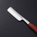 MILISTEN Barber Razor Blade - Stainless Steel Blades & Wooden Handle Manual Shaver for Facial Hair Beard & Ear Hair Trimming - Buy Online on GoSupps.com