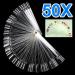 Milopon Nail Art Tips & Display Sticks - 50 Transparent Nail Polish Practice Color Card Fans - Buy Online on GoSupps.com