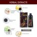 Red Wine Hair Dye Shampoo 3-in-1 for Women & Men - Herbal Ingredients, 100% Grey Coverage, 500mL - Buy Online on GoSupps.com