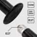Buy Aiicioo Terrarium Heat Lamp | Ceramic Reptile Light for Lizards Bearded Dragons Snakes & Chickens | 220V E27 (100W) - Protect Your Pets' Eyes - Buy Online on GoSupps.com