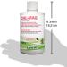Liquid Calcium Magnesium Formula with Vitamin D Vitamin E and Zinc - Maintain Healthy and Stronger Bones - 500ml - Vanilla Spearmint Flavor - Non-GMO Gluten Free Sugar Free - Made in Canada - Buy Online on GoSupps.com