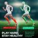 Lux Dual Grip Sports Insoles GripArray - Shock Absorbing Athletic Inserts for Soccer Running Golf Basketball & Tennis - Men & Women Med L (9.5-13 / 11-14.5 - Buy Online on GoSupps.com