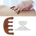 Shop Premium Head Massage Comb | Sandalwood Gua Sha Scalp Massager for Relaxation & Wellness - Buy Online on GoSupps.com