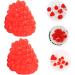 ibasenice 48 Pcs Simulation Fruit Model Photo Prop Desktop Fruit Ornament Simulation Raspberry False Raspberry Decor Lifelike Raspberry Model Pvc Artificial Child Fake Fruit Red 2.30X1.50X1.50CMx3pcs 1 - Buy Online on GoSupps.com