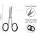YSCARE Stainless Steel Cuticle Nail Scissors for Manicure and Pedicure - Silver - Buy Online on GoSupps.com