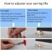 6 Pairs Adjustable Earring Lifters | Hypoallergenic Secure Backs | 18K Gold Plated & Sterling Silver | Heart, Crown, Clover Styles - Buy Online on GoSupps.com