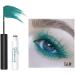 Dinglong 4D Silk Fiber Eyelash Mascara Waterproof Colorful Mascara for Long Lasting Pearly Eyelashes (Green) - Buy Online on GoSupps.com