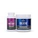 Good Night Natural Sleep Aid (60 Capsules) & Micronized Creatine Monohydrate Powder (150g) Bundle Natural Sleep Support with Melatonin Ashwagandha & L-Theanine Plus Pure Vegan Creatine for Enhance