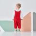 Volunboy Unisex Baby Cotton Dungarees | Toddler Corduroy Striped Overalls | 18-24 Months | Red - Buy Online on GoSupps.com