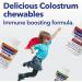 Symbiotics Colostrum Plus Chewables - Pineapple Flavor (120 Tabs) | Immune Support & Gut Health - Buy Online on GoSupps.com
