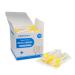 Oral sponges sterile dental swab 100 pcs oral care sponge cleaning mouth swab oral hygiene sponge mouth care tab cotton swab mouthfare foam for oral hygiene yellow.100 pieces of plum blossom yellow