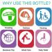 2-Piece Peri Bottle Set for Postpartum Essentials | 450ml Portable Bidet with Waterproof Storage Bag | Travel Bidet for Female Care (Pink & Blue) - Buy Online on GoSupps.com