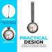 Nurse Stethoscope Watch - Lightweight Metal Frame | Attach to Pocket Scrubs or Shirt | Convenient Nursing Accessory - Buy Online on GoSupps.com