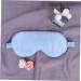 Silk Sleep Eye Mask | Adjustable Comfortable Blindfold for Sleeping & Travel | Blue | 1 Count - Buy Online on GoSupps.com