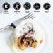 KetoBakes Low Carb Cinnamon Roll Mix - Gluten Free, Dairy Free, Diabetic Friendly - 4g Net Carbs - Easy to Make - Includes Buttercream Frosting - 13.5 oz - Buy Online on GoSupps.com