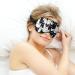 LynaRei Cute Black White Cats Sleep Mask - Elastic Eye Mask for Full Night's Sleep, Travel, and Nap - Buy Online on GoSupps.com