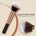 Banidy Makeup Brushes Set with Wooden Handles for Flawless Blending - Ideal for Powder, Foundation, Highlighter, Blush & Concealer - Buy Online on GoSupps.com