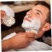 Minkissy 2 Sets Manual Razor for Men - Double Edge Razor Beard Brush & Handwear - Silver - 10.3x4cm - Perfect Grooming Tool for Facial Care - Buy Online on GoSupps.com