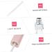 Outanaya 6pcs Lip Gloss Empty Tube Mascara Bottle Eyeline Tube Empty Lip Gloss Tubes Bulk Lip Balm Pink Abs 1 g (Pack of 1) Pink - Buy Online on GoSupps.com