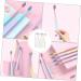 Solustre 8-Pack Macaron Toothbrush Cleaning Tools for Pregnant Women | Extra Soft Travel Toothbrush & Charcoal Massage Brush | Household Cleaning Devices - Buy Online on GoSupps.com