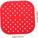 Mikinona 2pcs Silicone Oil Pad Fryer Pad Fryer Mat Airfryer Square Tray Clean Liner 20.5X20.5X1CM - Buy Online on GoSupps.com