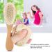 Soft Natural Goat Baby Hair Brush and Infant Head Massage Comb with Wooden Handle - Buy Online on GoSupps.com