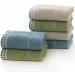 Cotton Letter Pattern Adult Washcloth Beach Sun Bath Towel - Portable & Absorbent | Gym Yoga Sports Towel - 1pc (Color A, Size 1pcs) - Buy Online on GoSupps.com