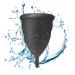Blossom Menstrual Cup Say No to Tampons | Get Blossom Cups for Menstrual Days | Period Cup Reusable Menstrual Cup Silicone Cup (Large Menstrual Cup Black)