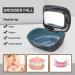 LdawyDE Denture Box Retainer Case Set - Denture Brush Chewies and Removal Tool Included - Mirror Attached for Convenience Black - Buy Online on GoSupps.com
