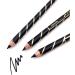 Barber Pencil Sweat-Proof Waterproof Eyebrow Pencil Portable - 2 in 1 Eyeliner Pen Beard Styling Filler Built-in Sharpener and Brush for Face Shaping Nulyunze Black - Buy Online on GoSupps.com