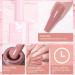 Pink Nail Polish - Nude Pink Gel Varnish - Soak Off UV LED - Pink Gel Nail Polish - Gel Polish Neutral Color Nail Gel Polish for Nail Art French Manicure DIY at Home - Buy Online on GoSupps.com
