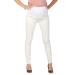 Milano - Maternity Jeans for Pregnant Women Ultra Stretch Buttery Soft Denim Comfortable Slim Clothing. High Waisted Over The Bump Band 16 Off-white