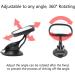 Gasea Baby Car Mirror Rear Facing | Universal 360 Adjustable Safety Mirror for Back Seat | Suction Cup | Infant and Child Car Mirror - Buy Online on GoSupps.com
