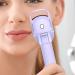 Heated Eyelash Curler | Portable Electric Lash Curling Tool Rapid Heat-up Eye Lash Curler with Temperature Control 3 Modes Silicone Pad for Quick Natural Eye Lashes Purple - Buy Online on GoSupps.com