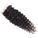 Brazilian Virgin Human Hair Deep Wave Lace Closure 4x4 Free Part 100% Unprocessed Deep Curly Human Hair Lace Closure Natural Black Color (18Inch 4x4 Closure) - Buy Online on GoSupps.com
