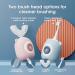 Kids Electric U-Shaped Toothbrush | 360 Automatic Toddler Toothbrush for Ages 2-12 | Blue Bear Design with 3 Soft Bristles | Whole Mouth Cleaning - Buy Online on GoSupps.com