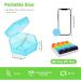 Monthly Pill Organizer - 30 Day Medicine Boxes with 32 Compartments for Vitamins Fish Oil & Supplements - Portable 4-Week Case - Buy Online on GoSupps.com